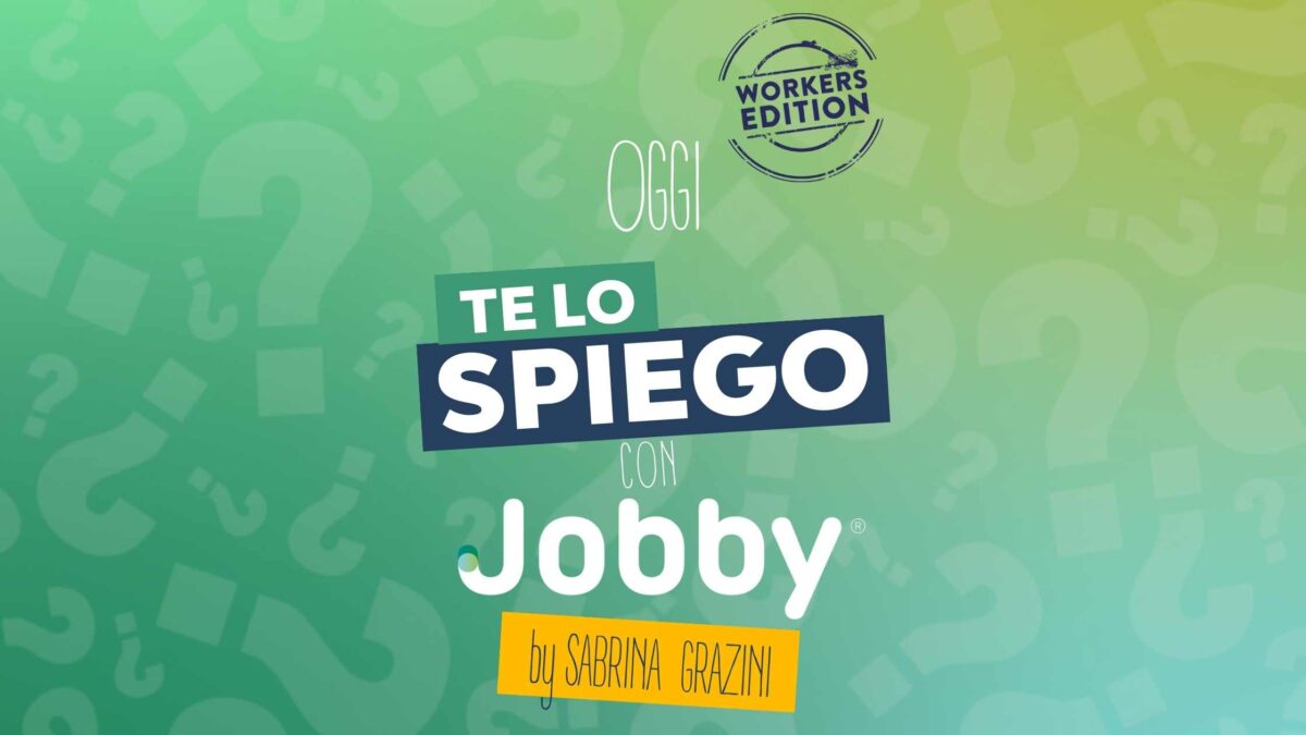 nuova rubrica oggi te lo spiego con Jobby