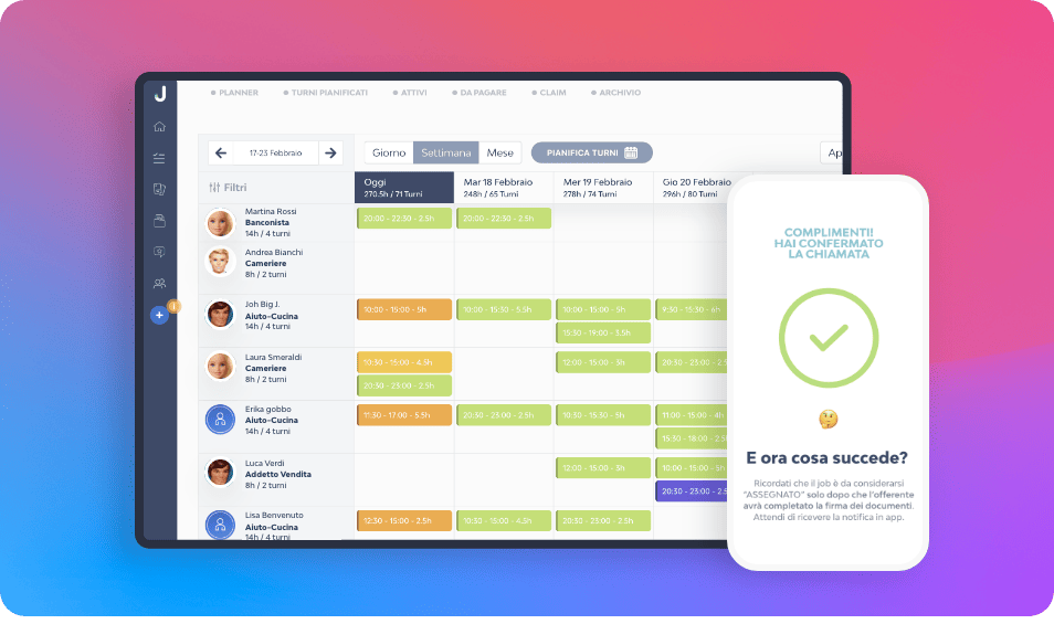 come migliorare automatizzazione turni lavoro